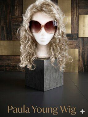Paula Young Colleen Curly Blonde Wig 14/88A Golden Wheat Large Cap